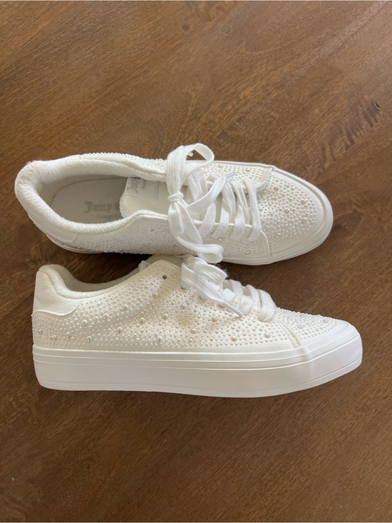 Juicy Couture Shoes - Juicy Couture Alanis B Crystal Embellished Platform Women’s Sneakers Bridal